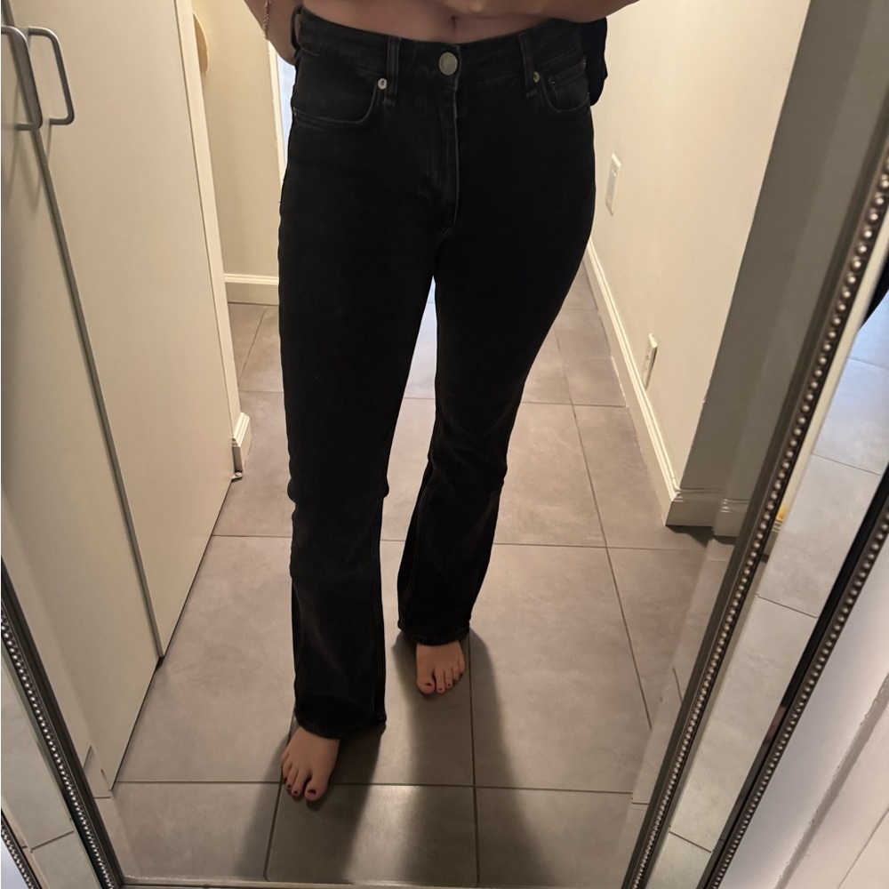 Rag & Bone Black Flare Women's Jeans
